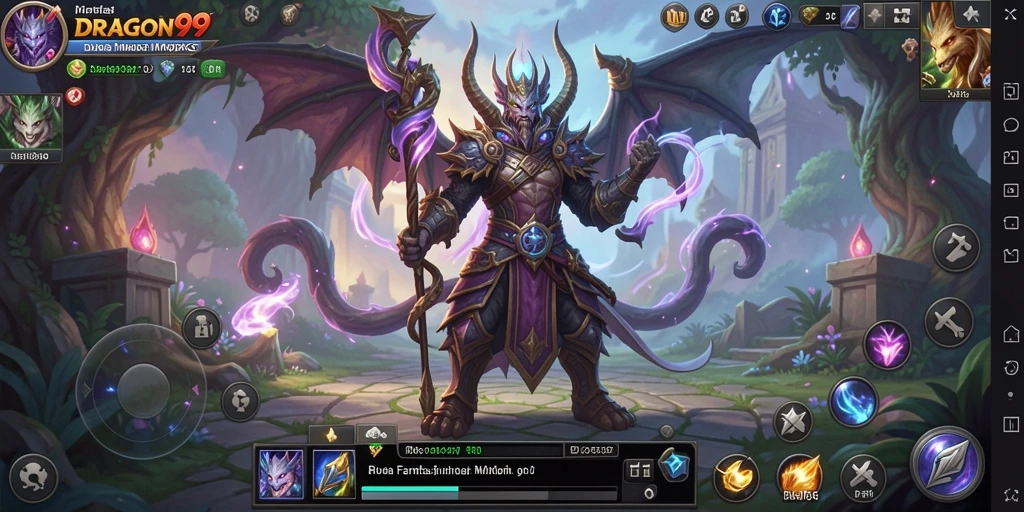 Screenshot gameplay menunjukkan aksi seru dalam petualangan MMORPG.