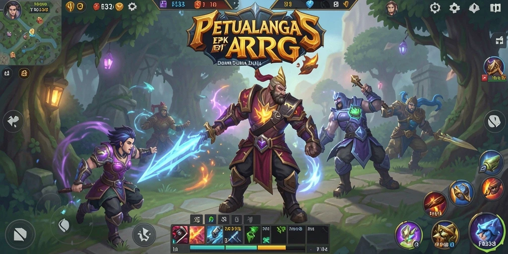 Screenshot menampilkan aksi seru dalam gameplay ARPG FB333.