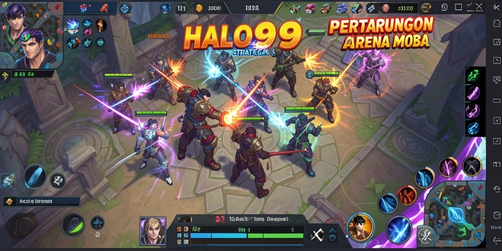 Tampilan menawan dari pertempuran seru dalam HALO99.