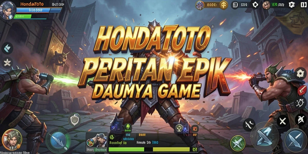 Screenshot gameplay HONDATOTO menampilkan aksi pertarungan yang intens.