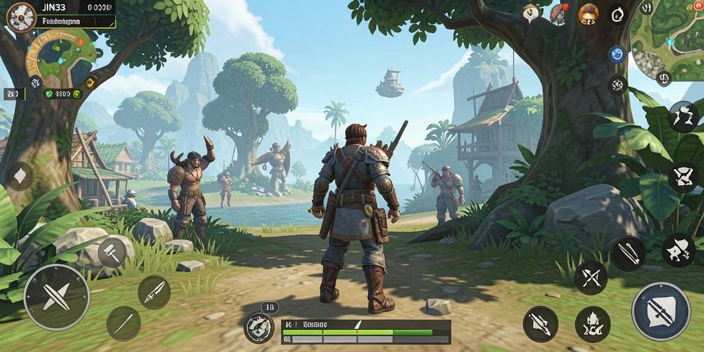 Gameplay mendebarkan di dunia terbuka JIN33.