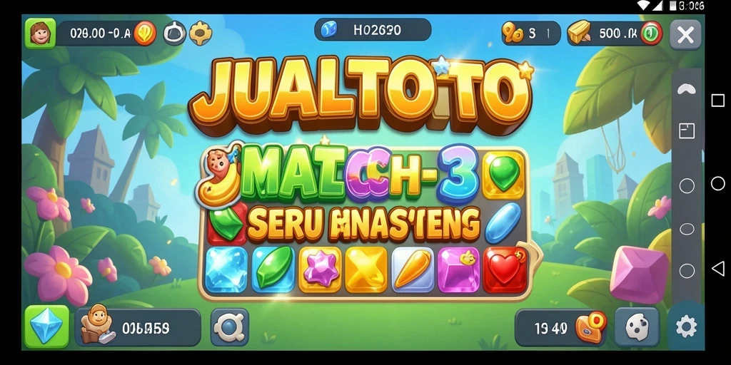 Tampilan permainan <strong>JUALTOTO</strong> dengan grafis cerah dan gameplay yang menarik.