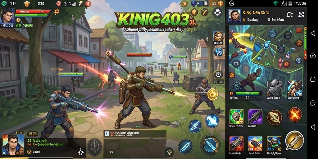 Tampilan utama KING403 yang intuitif dan mudah digunakan.