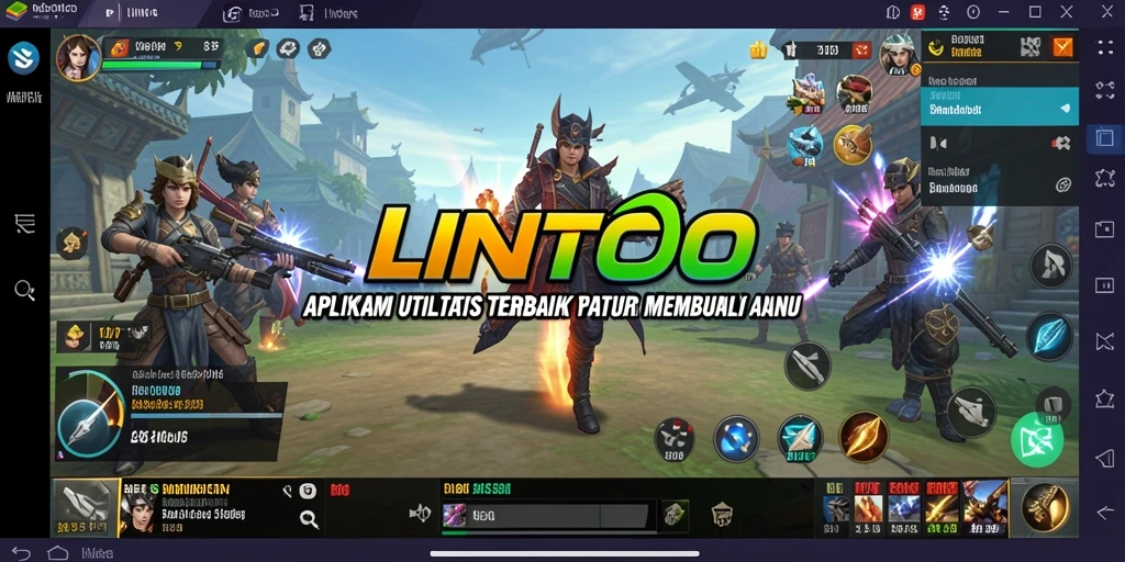 Tampilan utama aplikasi LINITOTO yang memudahkan manajemen harian.