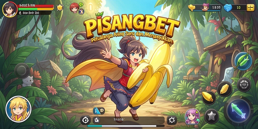 Gameplay seru PISANGBET dengan karakter Anime yang menarik.