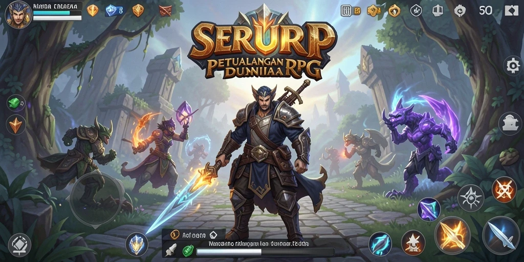 Tampilan gameplay SERURP yang mendebarkan dan penuh aksi.