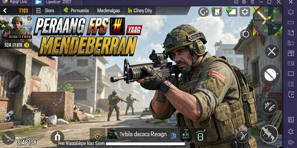 Gameplay SIAP108 yang seru dan mendebarkan di medan pertempuran.