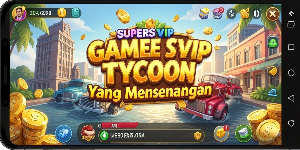 Tampilan menarik gameplay Tycoon di SUPERSVIP.